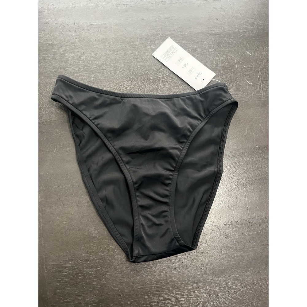 Women's Black high waisted bikini bottoms coquina beach classic‎ vacation